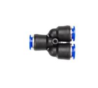 Supkancl Raccords de tuyauterie pneumatiques en Plastique, 1 pièce, raccord de Connexion PY PW, Connexion 4, 6 mm, 8 mm, 10 mm, 12 mm, Forme Y(PY-8)