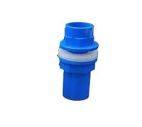 Supkancl Raccords de tuyaux en PVC épais de 20/25/32/40/50 mm, 1 pièce, for Drainage d'aquarium, Irrigation de Jardin, pièces de Drainage(Blue,ID 25mm)