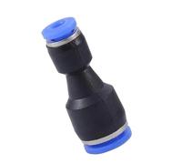 Supkancl Raccords de tuyaux pneumatiques en Plastique, connecteur Rapide for Tube air-Eau, 5/10 pièces PG6-4 PG8-6 PG10-8 PG12-8(PG12-8,10pcs)