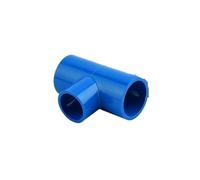 Supkancl Raccords en T réducteurs en PVC, diamètre intérieur 20 à 63 mm, adaptateurs d'alimentation en Eau for Irrigation de Jardin, 1 pièce(20-40mm,Blue)