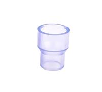 Supkancl Raccords réducteurs Droits Transparents en PVC, diamètre intérieur 25 à 63 mm, for Irrigation de Jardin, 1/5 pièces(ID 25X20mm,1pc)