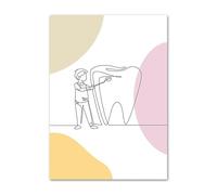 Supkancl Santé bucco-Dentaire Dentiste Chirurgie Outils Mur Art Toile Peinture Affiches et Impressions Photos murales for médecin Bureau Clinique décor(D,30X40 cm Unframed)