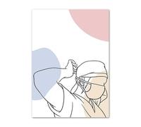 Supkancl Santé bucco-Dentaire Dentiste Chirurgie Outils Mur Art Toile Peinture Affiches et Impressions Photos murales for médecin Bureau Clinique décor(H,30X40 cm Unframed)
