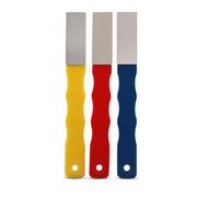 Supkeyer 3Pcs Diamond Sharpening Hones Sets, Color Coded Diamond Sharpening Stone Kit, 3Grits #220,400,600 Flat Hand File Knife Sharpener for Hunting, Outdoor