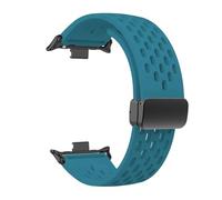 SUPKOUMKBG Bracelet en silicone for montre Redmi Watch 5/4, boucle magnétique, bracelet de sport for Mi Band 8 Pro/9 Pro(Cyan,For Watch 5)