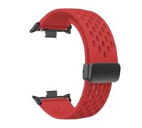 SUPKOUMKBG Bracelet en silicone for montre Redmi Watch 5/4, boucle magnétique, bracelet de sport for Mi Band 8 Pro/9 Pro(Red,For Watch 4)