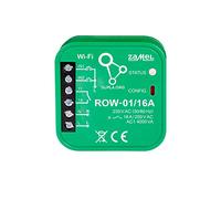 Supla Zamel -Commande Universel WiFi 1 canal ROW-01/16A I Durable Intelligent Automatique I Montage Facil I Électrique sans Fil I Grun
