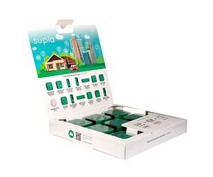 Supla Zamel - Kit de Commande de Volets Roulants WiFi ZSW-01 I Dernière Génération I Interrupteur Intelligente Électrique I Interrupteurvolet Connecté I Montage Facil - Vert