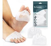SUPLYMAR Séparateur Orteils en Silicone Avec Correcteur D'oignons, Convient Pour Une Utilisation Dans les Chaussettes et Tous les Types de Chaussures. Ecarteur Orteil en gel pour soulager la douleur.
