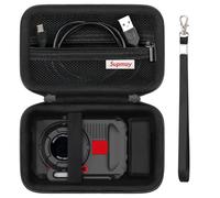 Supmay étui de Protection Dur pour Kodak PIXPRO WPZ2 Robuste imperméable aux Chocs imperméable à la poussière WiFi caméra numérique, étui de Voyage avec Poche en Maille Convient à la Batterie, Noir