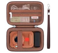 Supmay étui de Protection Dur pour Kodak PIXPRO WPZ2 Robuste imperméable aux Chocs imperméable à la poussière WiFi caméra numérique, étui de Voyage avec Poche en Maille Convient à la Batterie, Brun