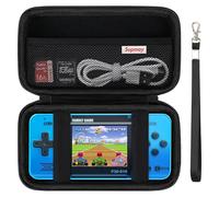 Supmay Étui de transport compatible avec le jeu portable WELLST·G/for GuaiyeyeAP pour enfants - 220 jeux vidéo rétro préchargés, sac de rangement portable avec poche en maille, noir