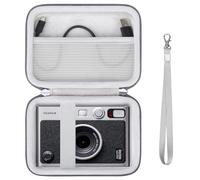 Supmay Étui de transport rigide pour appareil photo instantané Fujifilm Instax Mini EVO, Gris, Dur
