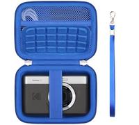 Supmay Etui de Voyage pour Kodak Pixpro C1 - Appareil Photo Numérique Ultra-Compact, Point and Shoot Porte-Bagage Portable pour Appareil Photo numérique avec Sac en Maille pour câble de Charge, Bleu