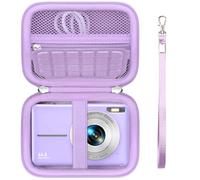 Supmay Porte-Sac pour VAHOIALD/pour FAYIBUY/pour PEEIPM/pour Jukanur/pour Lecnippy Appareil Photo Numérique, Point numérique et Shoot Porte-Sac de Voyage avec Poche en Maille pour Batterie, Violet