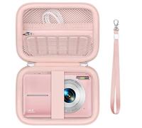 Supmay Porte-Sac pour VAHOIALD/pour FAYIBUY/pour PEEIPM/pour Jukanur/pour Lecnippy Appareil Photo Numérique, Point numérique et Shoot Porte-Sac de Voyage avec Poche en Maille pour Batterie, Rose