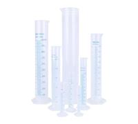 Supoion Lot de 8 cylindres gradués de 10 à 2000 ml avec base hexagonale Fournitures de laboratoire pour expériences scientifiques