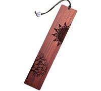 Supoion Marque-pages en bois avec pendentif, fait à la main pour les amateurs de livres, marque-pages pour femmes, hommes et étudiants