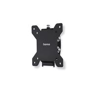 Hama Support Mural TV Inclinable Garantie 10ans (TV 10" à 26", 66cm et 30Kg Max, Parfait pour Amazon Echo Show 15, Inclinaison + 10°/- 15°, VESA 100 x 100 Max, Chevilles Fisher & Gabarit) Noir