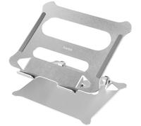 Hama Support ordinateur portable Alu réglable en hauteur, inclinable jusqu'à 40 cm (15,6") Argent