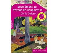 Supplément au Voyage de Bougainville - Denis Diderot - Belin Education - Gallimard - broché - Scolaire / Universitaire