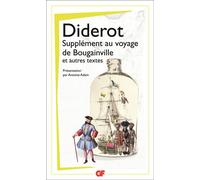 Supplément au voyage de Bougainville et autres textes - Denis Diderot - Flammarion - broché - Roman