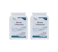Supplément de colostrum bovin | Soutenir le système immunitaire et la croissance musculaire | Régénération de la force du squelette | Capsules de 500 mg x 180