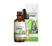 Supplément liquide félin - Soin intestinal, nutrition équilibrée gouttes 60 ml faciles à administrer, solution pratique pour l'entretien de la santé, les habitudes quotidiennes, les périodes après les