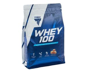 Supplément protéique Trec 100 900 g Complément alimentaire caramel salé -Whey