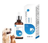 Suppléments Pour Chiens, 30ml Santé Intestinale Chatons, Compléments Naturels Immunité Animaux de Compagnie pour La Maison Voyage Chiots Adoption Éleveurs Vétérinaire