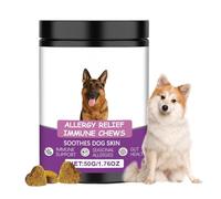 Suppléments pour chiens souffrant de démangeaisons sur la peau de chien, comprimés à mâcher pour la santé des animaux de compagnie malaise, usage quotidien à la maison, voyage pour le manteau