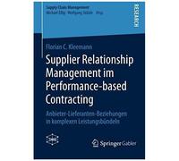 Supplier Relationship Management Im Performance-Based Contracting