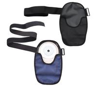 Supplies de la ostomie, couvercles de sacs stomie 2pcs, ceinture en tissu oxford réglable et imperméable, couvercles sacs colostomie pour l'iléostomie