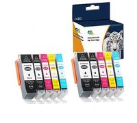 Supply 10 Cartouches d'encre XXL Compatible avec Canon PGI-580 CLI-581 Multipack pour Pixma TR7500 TR7550 TR8500 TR8550 TS6100 TS6150 TS6151 TS6250 TS6251 TS6350 TS6351 TS705 TS9540 TS9541c
