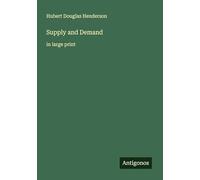 Supply and Demand: in large print