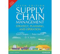 Supply Chain Management: Strategy, Planning, and Operation