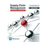 Supply Chain Management: Strategy, Planning, and Operation