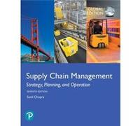Supply Chain Management Strategy Planning and Operation Global Edition by Sunil Chopra Unknown (Auteur)