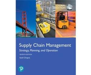 Supply Chain Management Strategy Planning and Operation Global Edition by Sunil Chopra Unknown (Auteur)