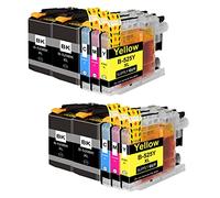 Supply Guy 10 Cartouches d'encre Compatible avec Brother LC-529 LC-525 pour DCP-J100 DCP-J100 Series DCP-J105 MFC-J200
