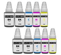 Supply Guy 10x Encre Compatible avec Canon GI-590 Multipack pour Pixma G1500 G1501 G1510 G1515 G2500 G2501 G2510 G3500 G3501 G3510 G3515 G4400 G4411 G4500 G4510 G4511