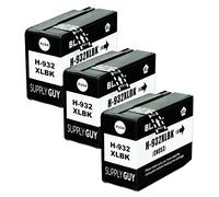 Supply Guy 3 Cartouches d'encre avec Puce Compatible avec HP 932 932XL Noir pour HP OfficeJet 6100 6600 6700 7110 7510 7600 7610 7612