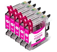 Supply Guy 5 Cartouches d'encre Compatible avec Brother LC223 Magenta pour MFC-J5320DW MFC-J5620DW MFC-J4420dw MFC-J480DW DCP-J4120DW DCP-J562DW et Plus (Voir Page Produit)
