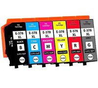 Supply Guy 6 Cartouches d'encre Compatible avec Epson 378XL 478XL Multipack pour Expression Photo HD XP15000
