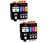 Supply Guy 8 Cartouches d'encre avec Puce Compatible avec HP 934 935 934XL 935XL pour HP OfficeJet 6200 6230 6235 6239 6800 6812 6815 6820 6822 6825 6830 6835 (Multipack - Noir, Cyan, Magenta, Jaune)