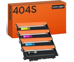 Supply Guy K404S Cartouche de Toner Compatible avec Samsung CLT-K404S P404C pour Samsung 404 Xpress SL C480W C480FN C480FW C430W SL-C430 Multipack 4 Toner CLT-404S CLT-C404S CLT-Y404S CLT-M404S