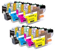 Supply Guy LC-3213 Cartouches compatibles avec Brother LC-3213VAL LC-3211 pour DCP-J572DW DCP-J772DW DCP-J774DW MFC-J497DW MFC-J491DW MFC-J890DW Multipack 8 Cartouches d'encre