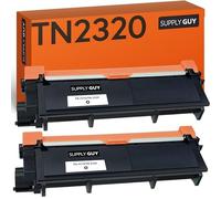 Supply Guy TN2320 TN 2320 Cartouche de Toner Compatible avec Brother TN-2330 pour Brother MFC-L2700DW MFC-L2700DN MFC-L2720DW HL-L2340DW DCP-L2560DW Lot de Deux Noir
