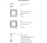 Suppo SKF 6307-2RS1/C3