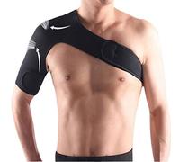 Suppor d'épaule, Attelle Épaule à Bandage Réglable, Attelle de Soutien d’épaule avec Coussin de Pression, pour Déchirure de La Coiffe des Rotateurs, Tendinite, et Luxation (Gauche, Taille unique)